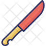 butcher knife icon svg