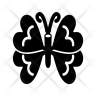 icon butterfly-glyph