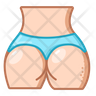 buttocks emoji