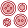 round button logo