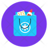 medical shopping icon png