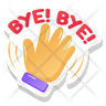 icons for bye-bye