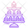 icons for cake stand