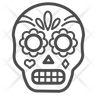 day of the dead icon svg