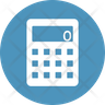 icons of online calculator