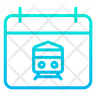 icon for train schedule