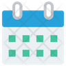 icons of datepicker