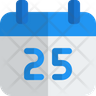 icon for calendar holiday