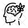 calm brain emoji