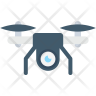 camera drone icons