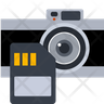 camera sd card icons