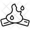 icon for camp fire