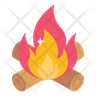 wood fire icons free