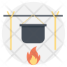 wood fire emoji
