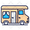 free camping bus icons