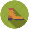 icons for hiking shoe
