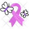 icons for awareness ribbon