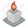 easter flame icon svg