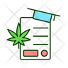 cannabis education icons free
