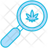 cannabis search icon svg