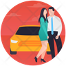car couple symbol