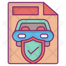 car registration icon download