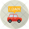 vehicle loan icon svg