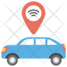 icons of car location tracker