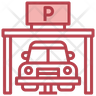 icons of parking entry