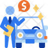 free car sales icons