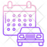 icon for car service date