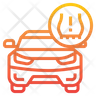 car tire pressure icon