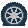 car tyre symbol