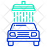 car cleaning garage logo