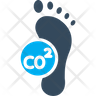 icon for carbon footprint