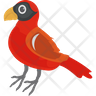icons for cardinal bird