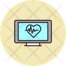 icon for heart rate monitor