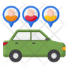 carpooling icons free