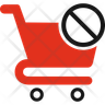 cart prohibited icon