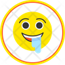 drooling emoji logos