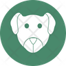 dog face logo
