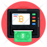 free cash withdrawal icons
