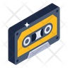 audio-cassette icons free