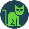 horror cat logo