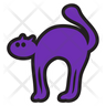 horror cat logo