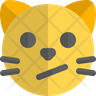 icon for confused cat face