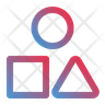square and circle shape emoji