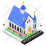 worship house of christian icon svg