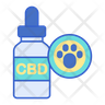 cbd oil pet icons