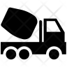 free cement truck icons